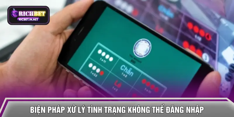 Biện pháp xử lý tình trạng không thể đăng nhập