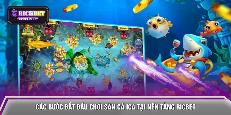 Các bước bắt đầu chơi săn cá ICA tại nền tảng RICBET