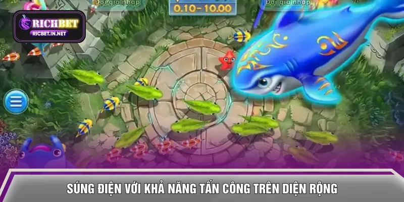 Súng điện với khả năng tấn công trên diện rộng